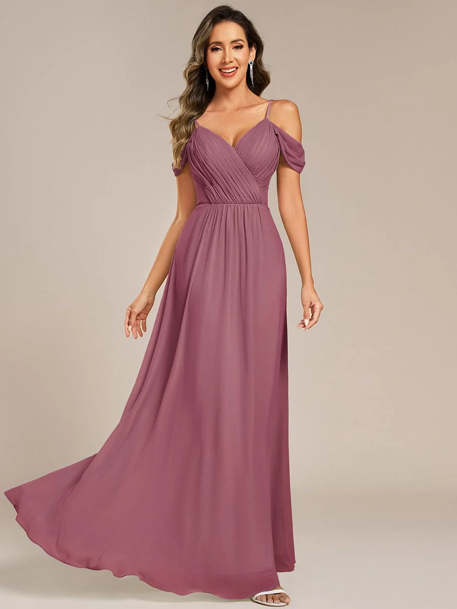 Backless See-through Bridesmaid Dress - Image 13