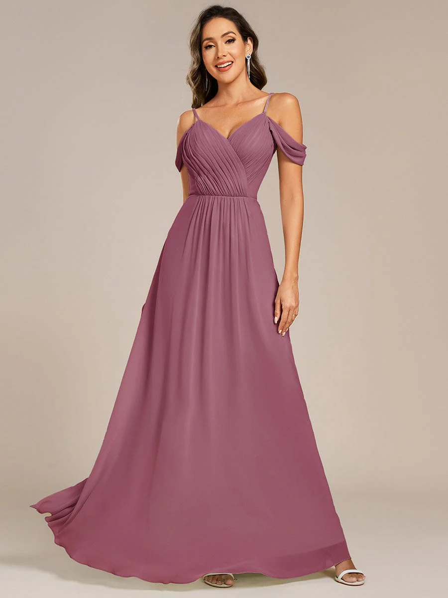 Backless See-through Bridesmaid Dress - Image 17