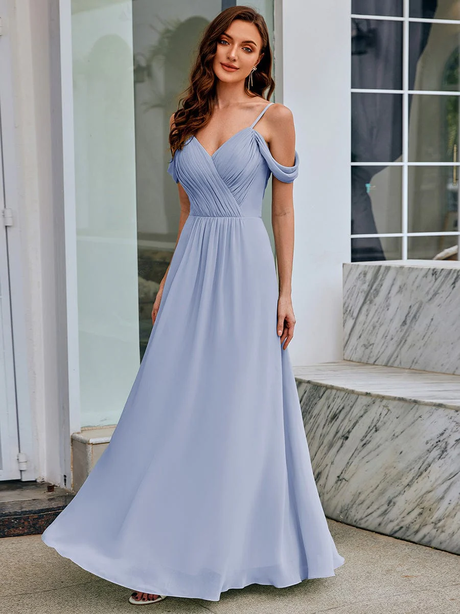 Backless See-through Bridesmaid Dress - Image 25