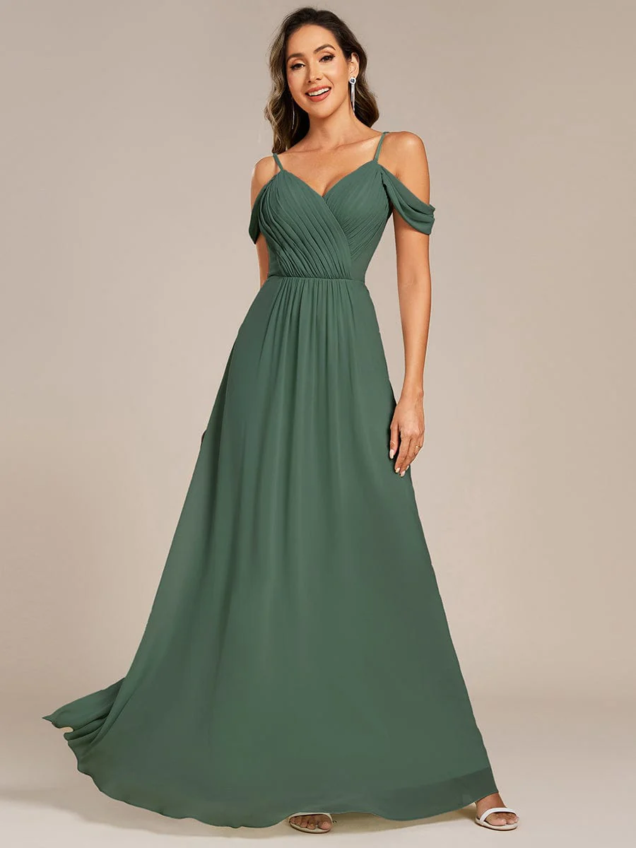 Backless See-through Bridesmaid Dress - Image 40