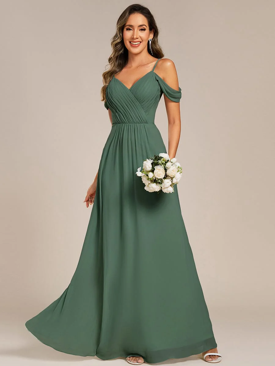 Backless See-through Bridesmaid Dress - Image 41