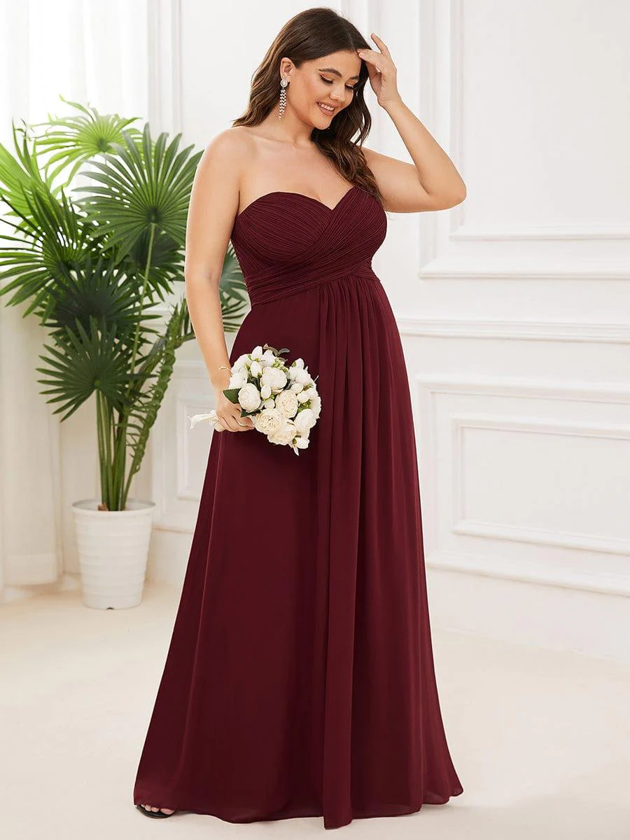 Chiffon One Shoulder Long Bridesmaid Dress - Image 27