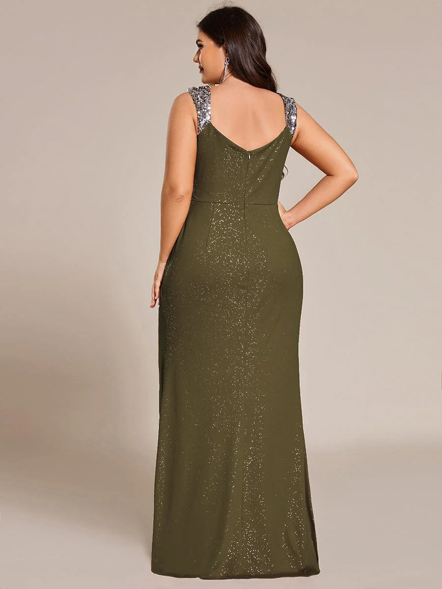 ever NOIRE|Elegant Sequin Prom Dress - Image 113