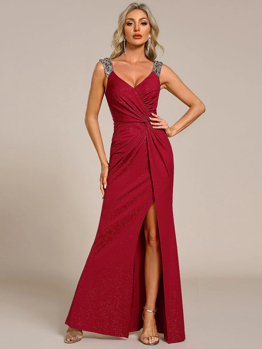 ever NOIRE|Elegant Sequin Prom Dress - Image 75