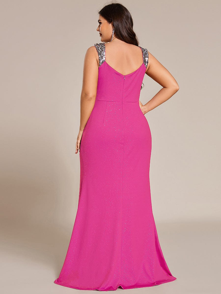 ever NOIRE|Elegant Sequin Prom Dress - Image 85