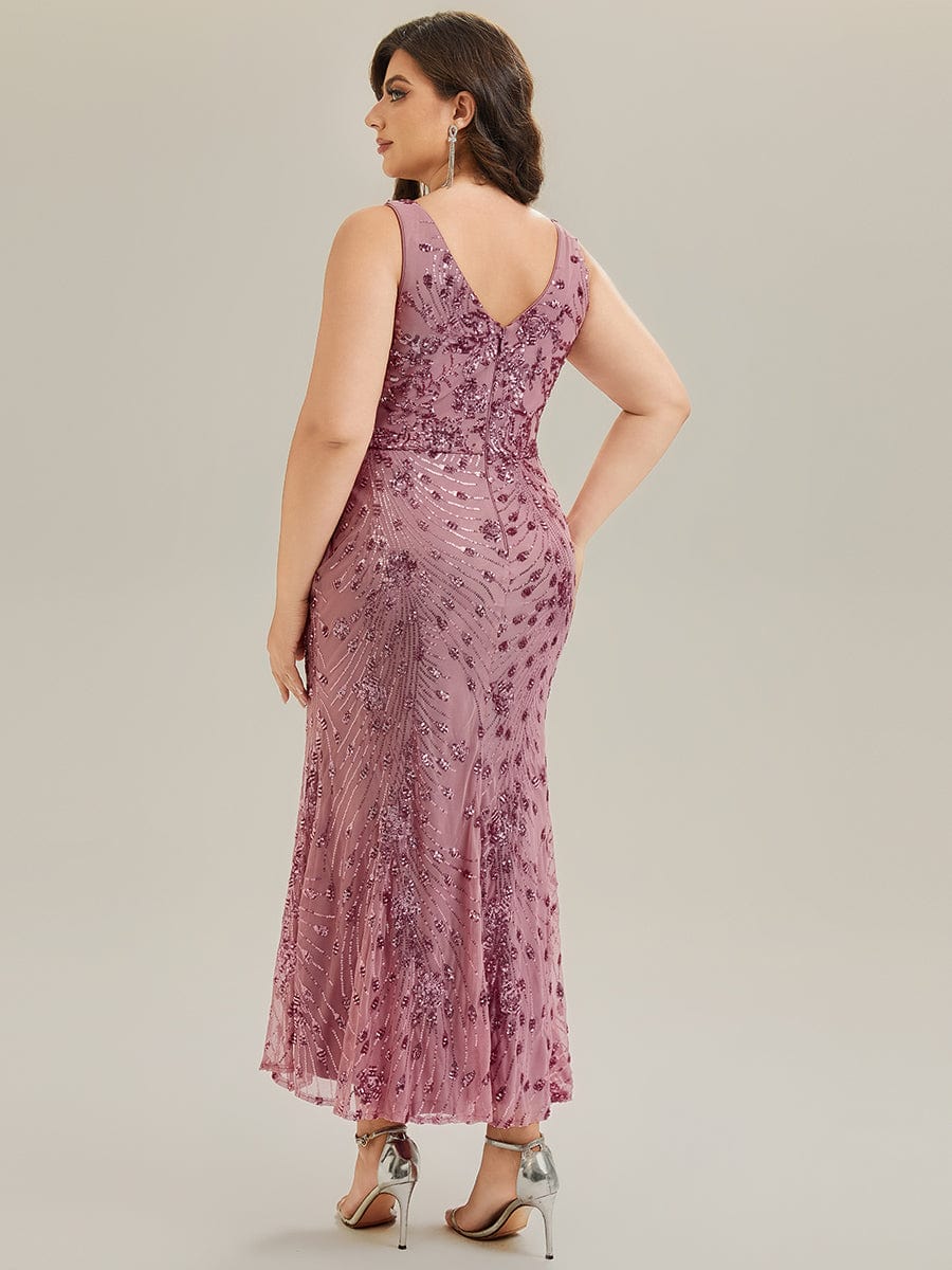 ever JUNIPER|Ruched Sequin Bodycon Evening Dress - Image 18