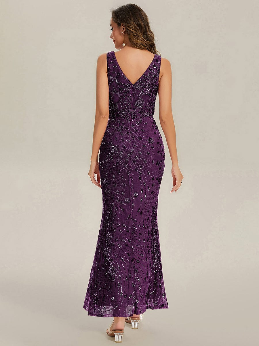 ever JUNIPER|Ruched Sequin Bodycon Evening Dress - Image 50