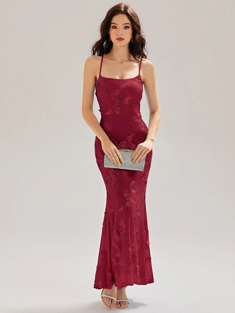 ever SONNY|Backless Mesh Mermaid Evening Dress - Image 15