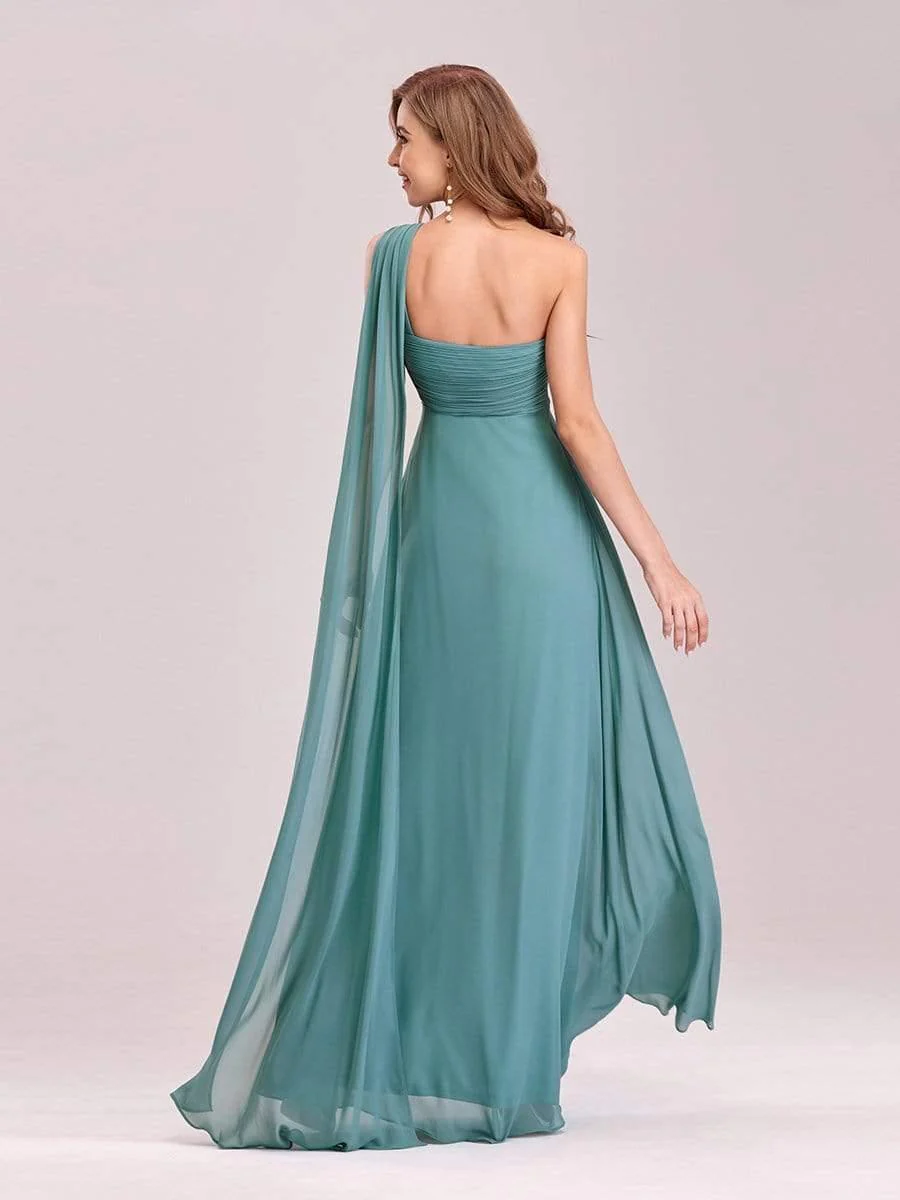 ever ANAYA|Maxi Long Chiffon One Shoulder Evening Dress for Women(Final Sale) - Image 33