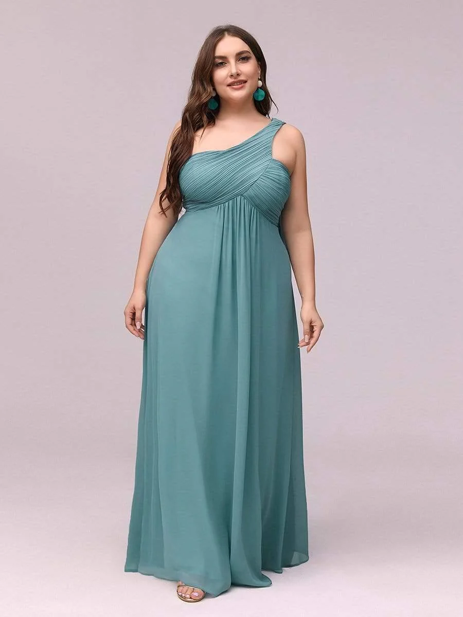ever ANAYA|Maxi Long Chiffon One Shoulder Evening Dress for Women(Final Sale) - Image 35