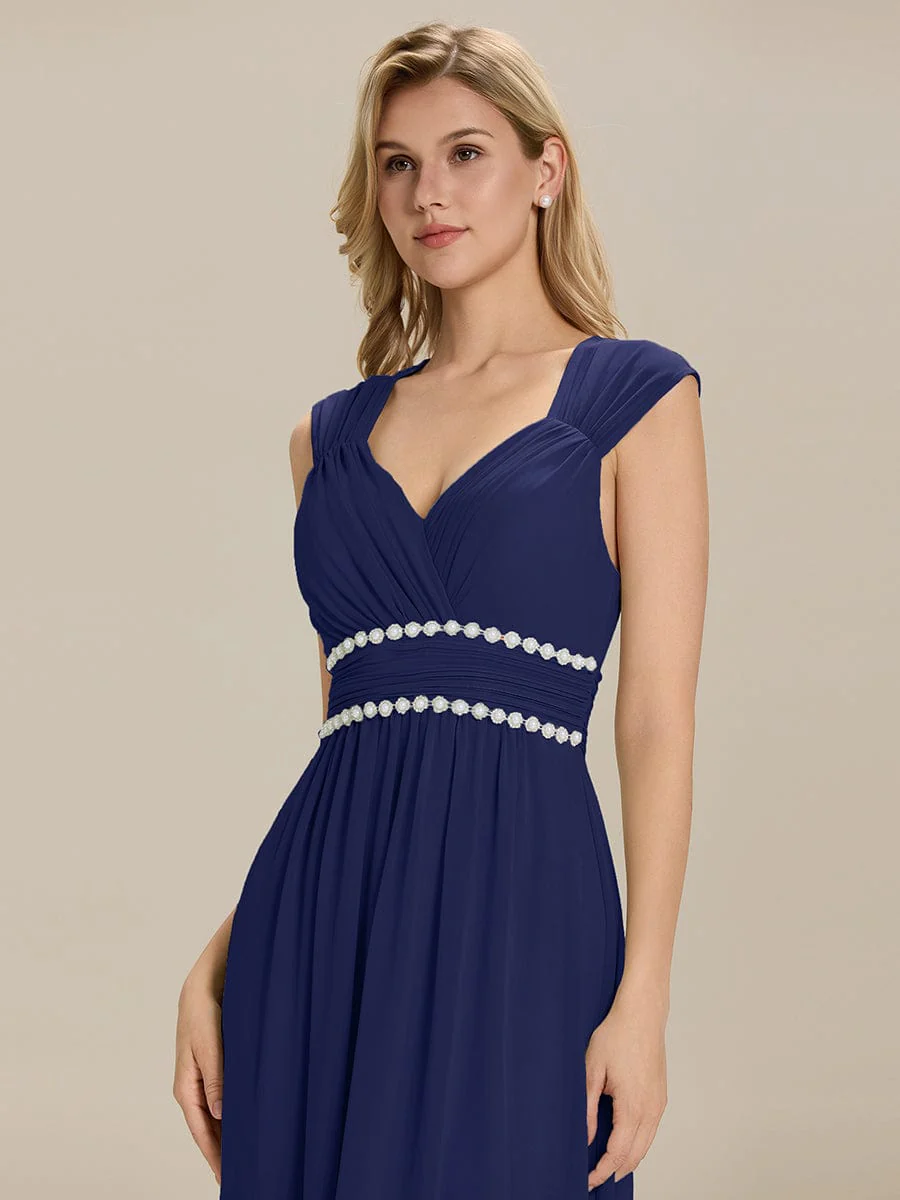 ever ZELINA| Grecian Style Pleated Chiffon Maxi Bridesmaid Dress - Image 18