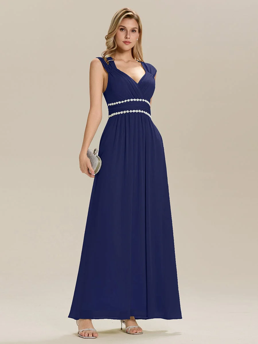 ever ZELINA| Grecian Style Pleated Chiffon Maxi Bridesmaid Dress - Image 20