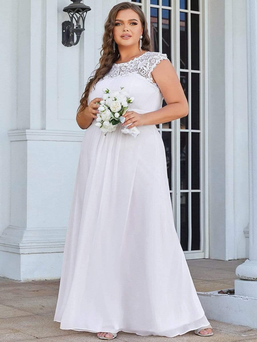 Plus Size Elegant Flattering Maxi Bridesmaid Dress(Final Sale) - Image 71