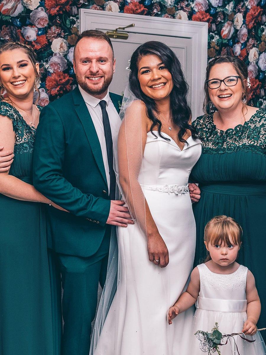 Plus Size Elegant Flattering Maxi Bridesmaid Dress(Final Sale) - Image 88