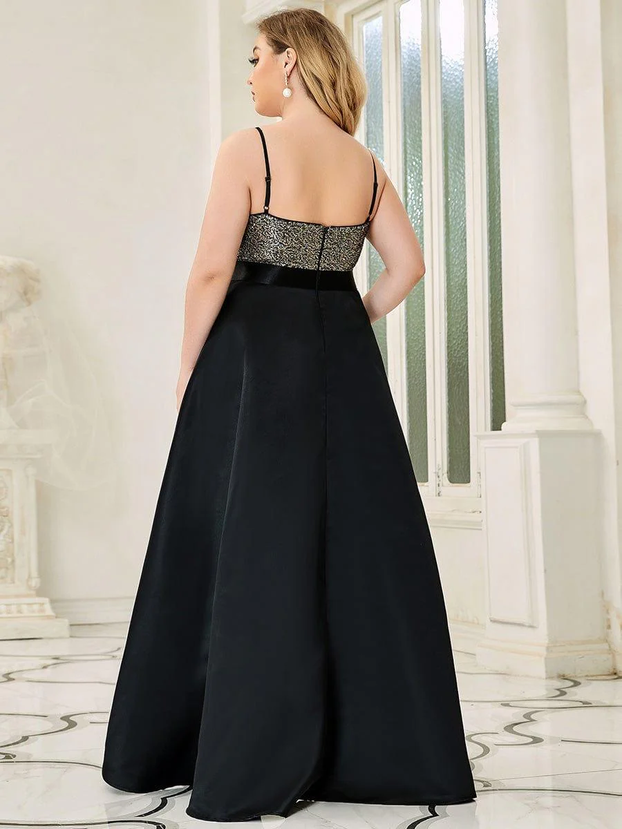 ever ALYNA|Sexy Backless Sparkly Prom Dresses for Women with Irregular Hem - Image 25