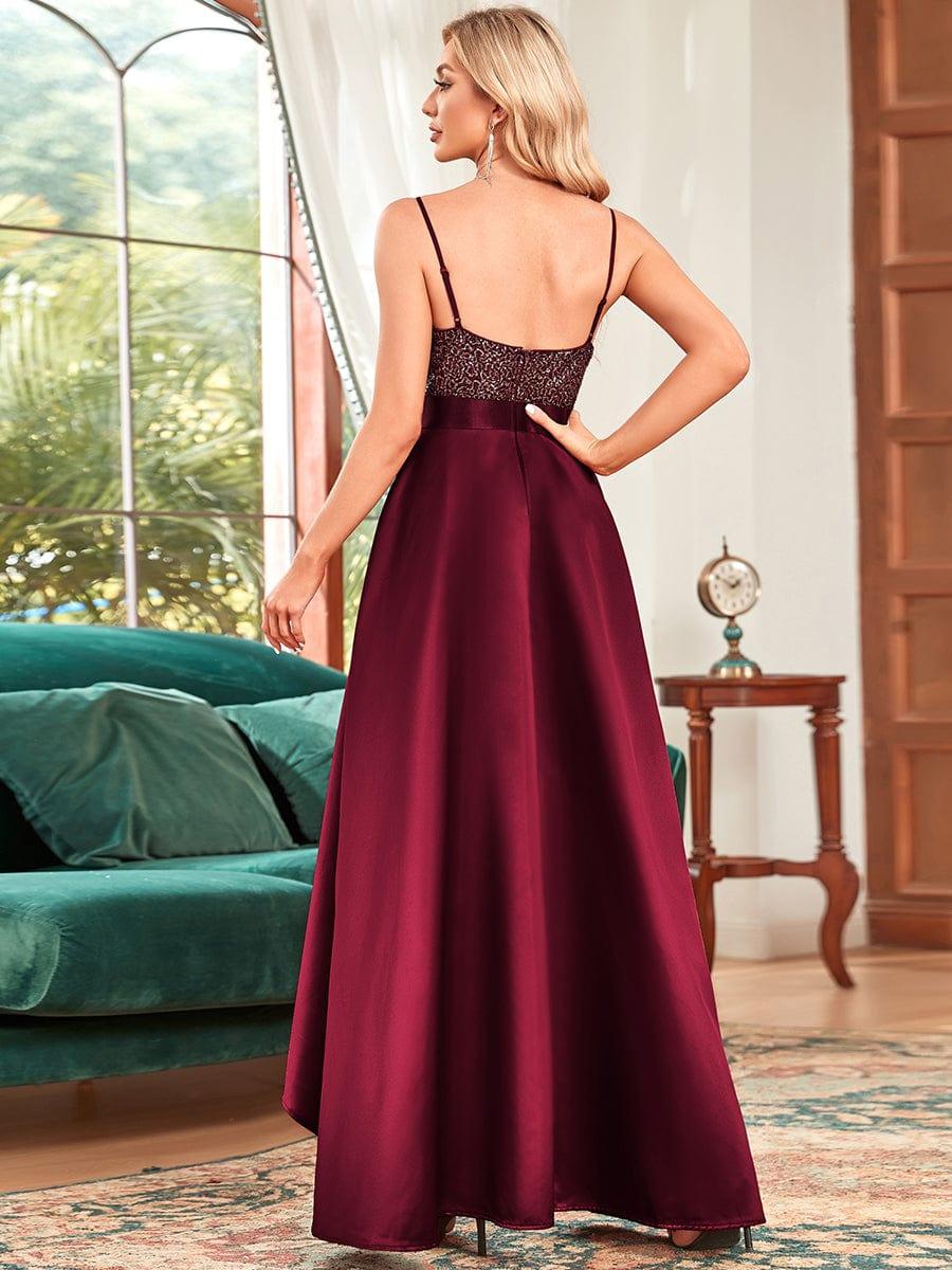 ever ALYNA|Sexy Backless Sparkly Prom Dresses for Women with Irregular Hem - Image 52