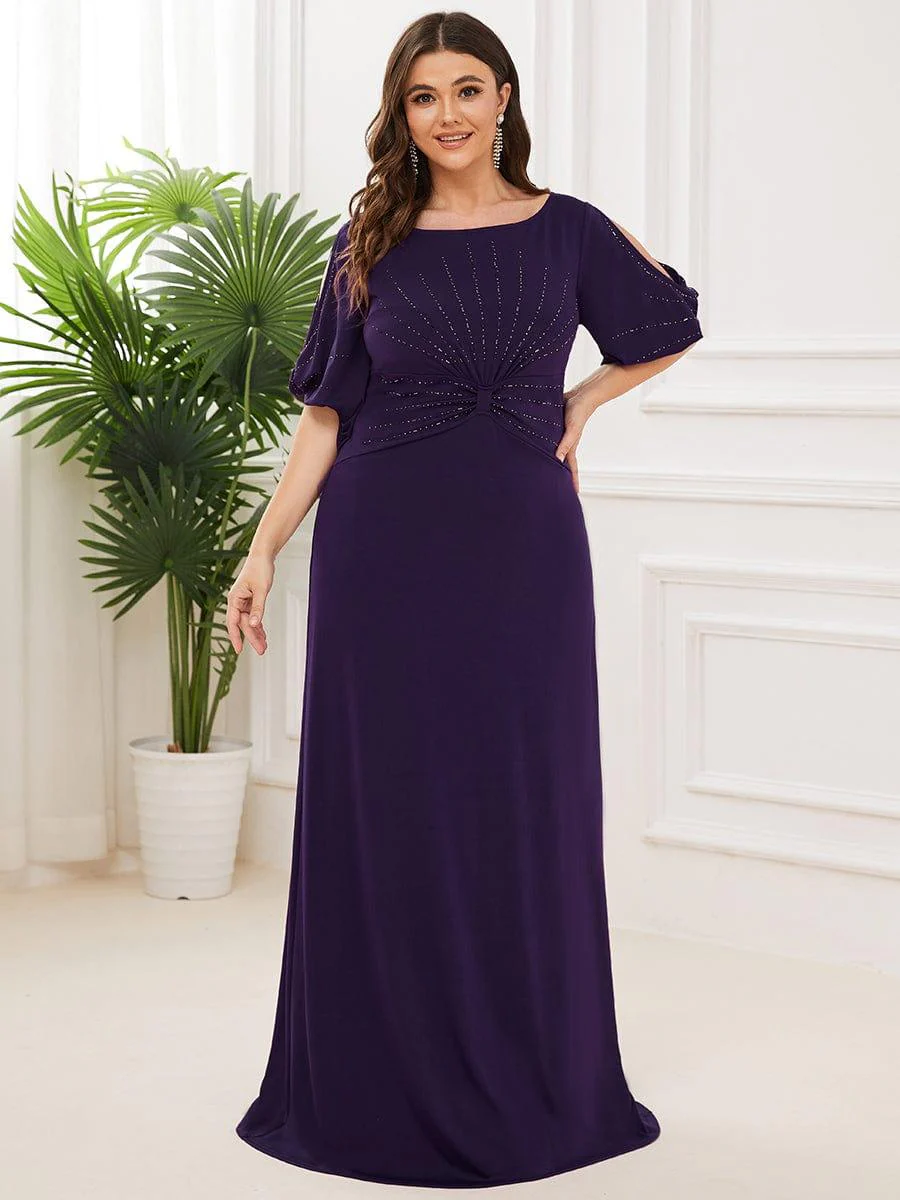 pretty VICOTIRE|Simple Maxi Plus Size Mermaid Party Dresses for Women - Image 17