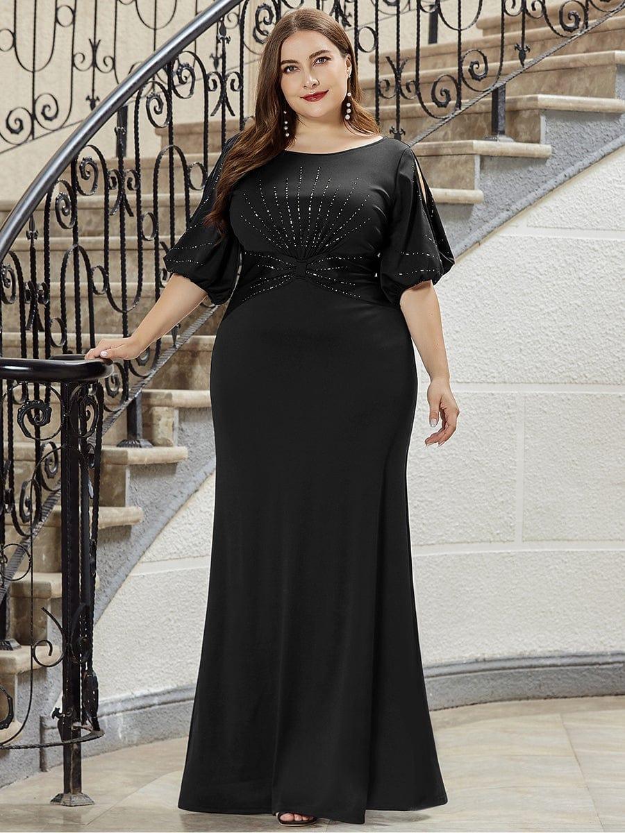 pretty VICOTIRE|Simple Maxi Plus Size Mermaid Party Dresses for Women - Image 5