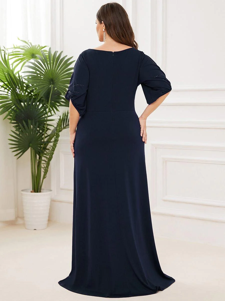 pretty VICOTIRE|Simple Maxi Plus Size Mermaid Party Dresses for Women - Image 7