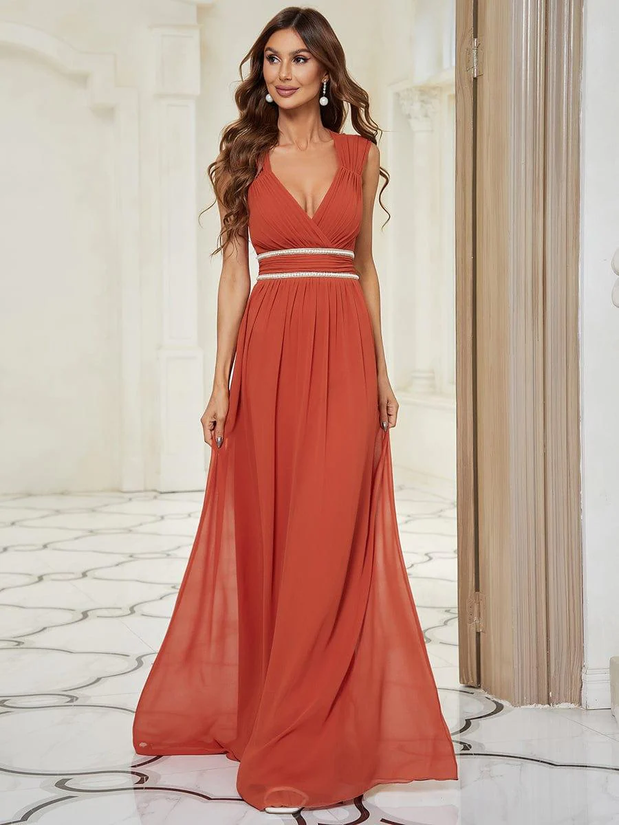 Sleeveless Grecian Style Formal Evening Dresses for Women - Image 12