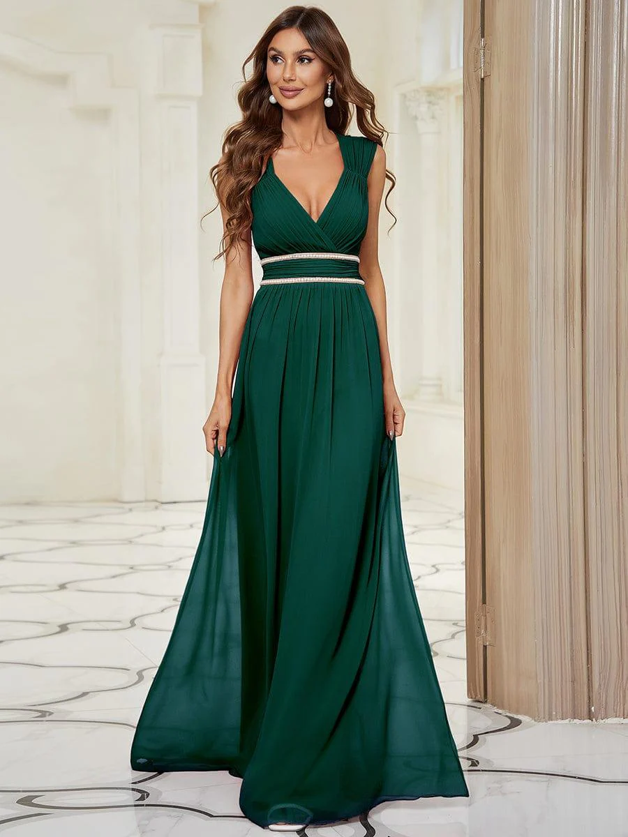 Sleeveless Grecian Style Formal Evening Dresses for Women - Image 3