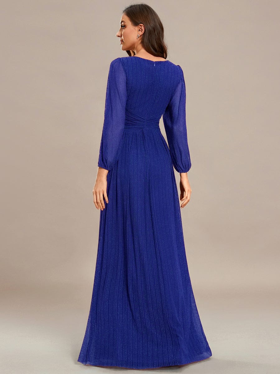 ever BRYM|Sparkle Long Sleeve Formal Evening Dress with A-line Silhouette - Image 102