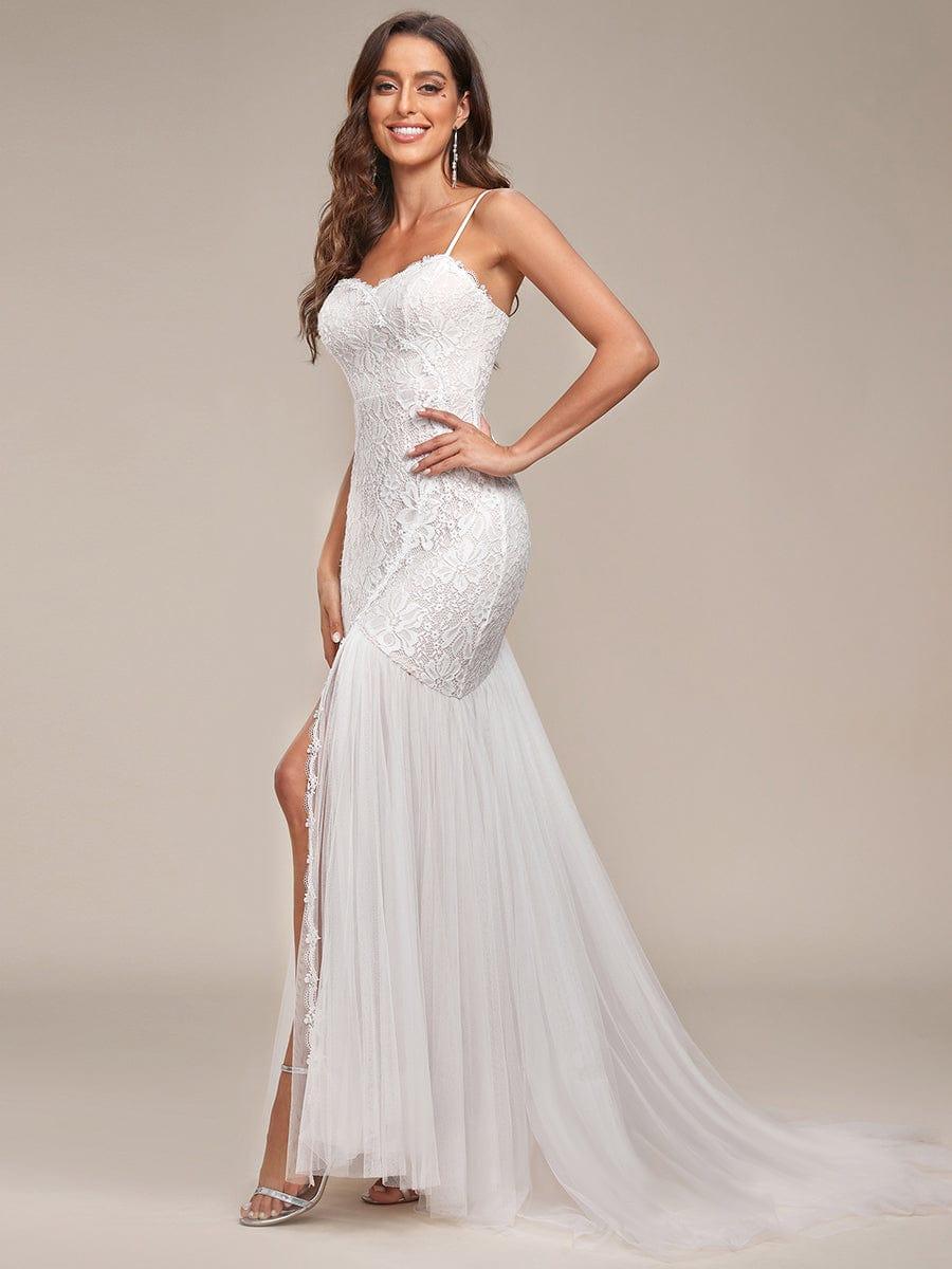 Sweetheart Spaghetti Strap Mermaid Wedding Dress(Final Sale) - Image 4