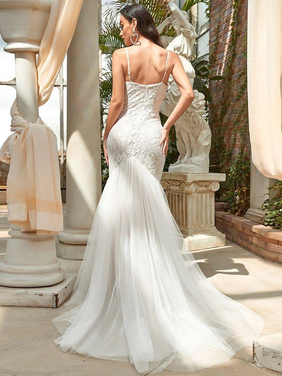 Sweetheart Spaghetti Strap Mermaid Wedding Dress(Final Sale) - Image 6
