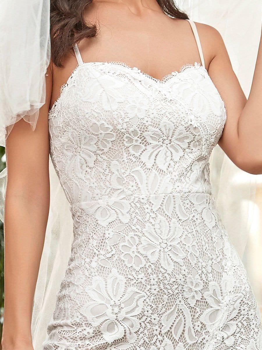 Sweetheart Spaghetti Strap Mermaid Wedding Dress(Final Sale) - Image 9