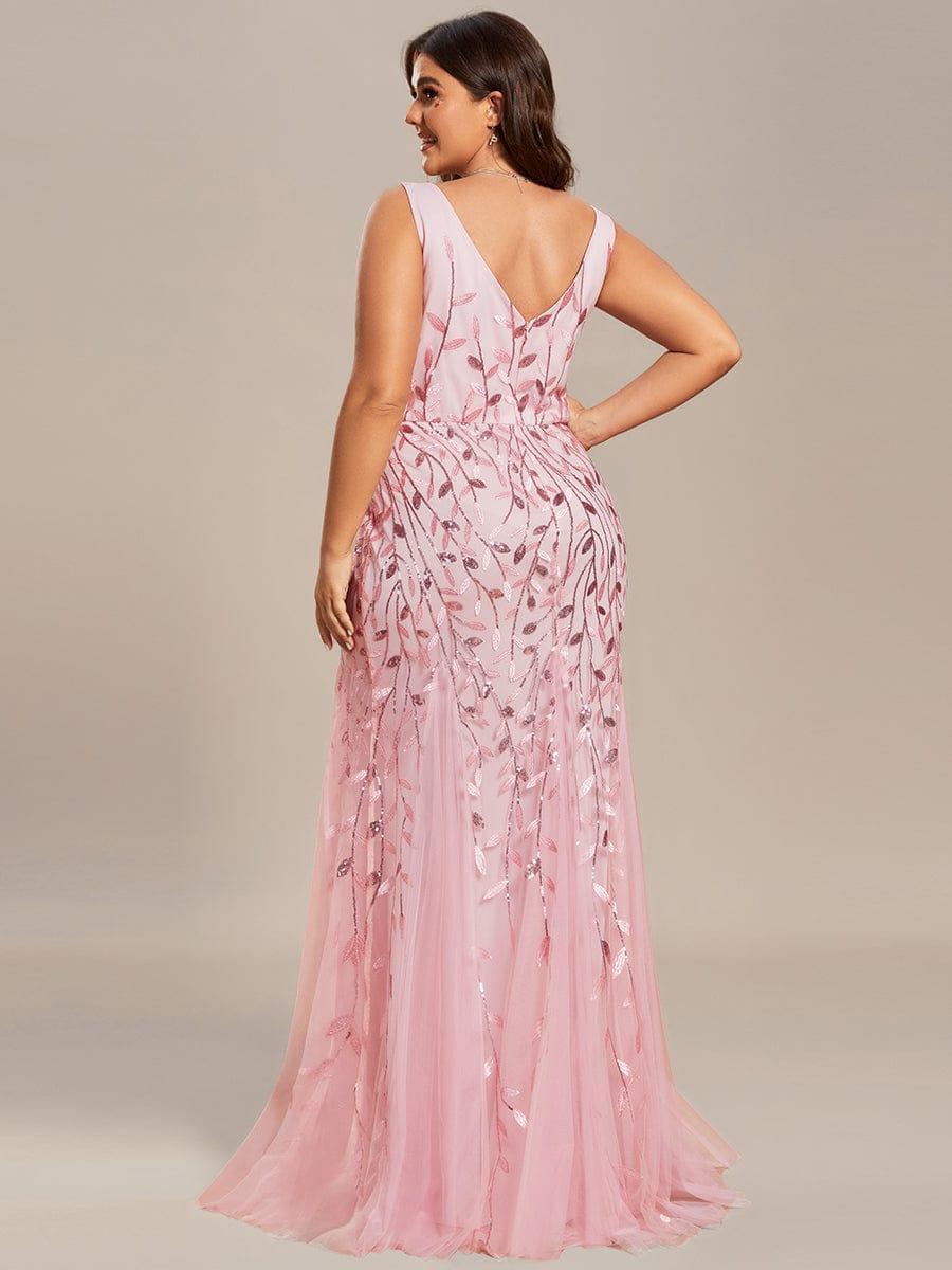 ever ORIEL|Women's Double V-Neck Fishtail Sequins Evening Dress - Image 67